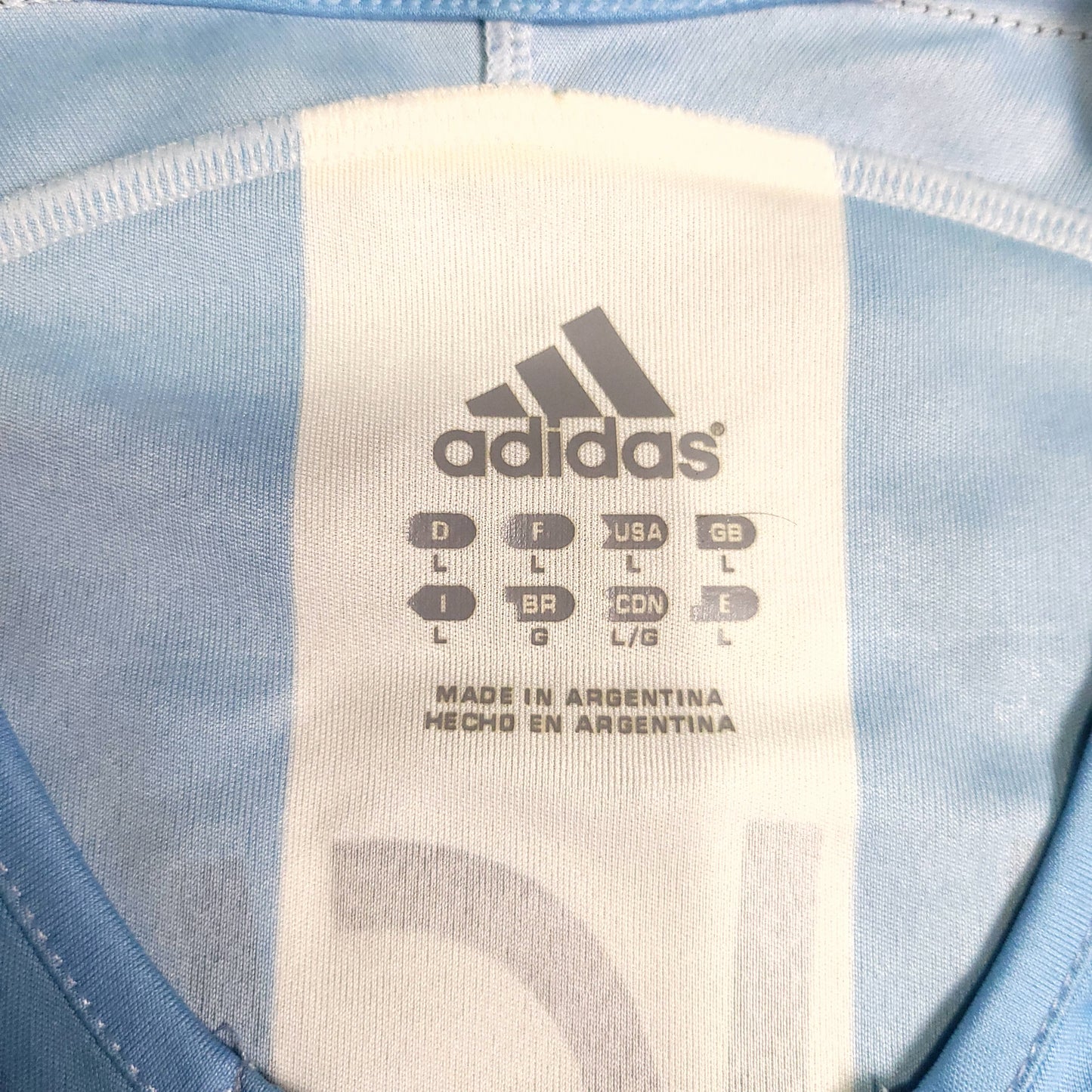 Riquelme Argentina 2006 WORLD CUP Soccer Jersey L SKU# 838643