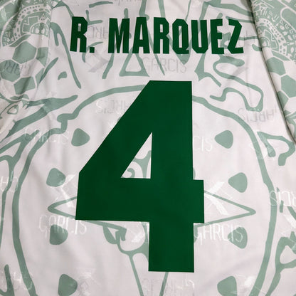 Marquez Mexico Garcis 1999 Confederations Cup Away Soccer Jersey L
