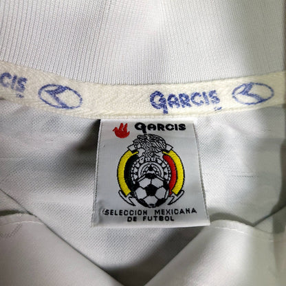 Marquez Mexico Garcis 1999 Confederations Cup Away Soccer Jersey L