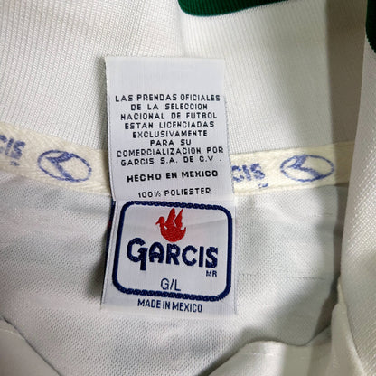 Marquez Mexico Garcis 1999 Confederations Cup Away Soccer Jersey L