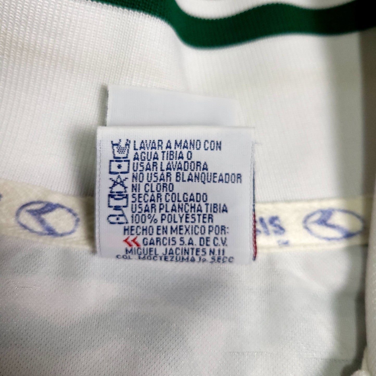Marquez Mexico Garcis 1999 Confederations Cup Away Soccer Jersey L