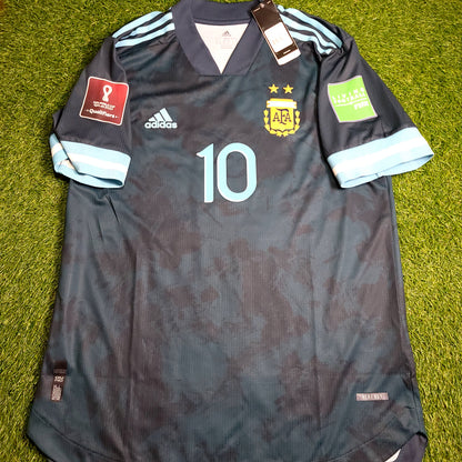 Messi Argentina 2020 2021 2022 WC QUALIFIERS PLAYER ISSUE Away Soccer Jersey BNWT L SKU# FH8570