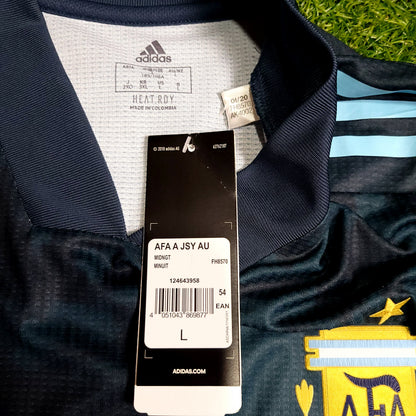 Messi Argentina 2020 2021 2022 WC QUALIFIERS PLAYER ISSUE Away Soccer Jersey BNWT L SKU# FH8570