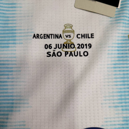 Messi Argentina 2019 COPA AMERICA PLAYER ISSUE Soccer Jersey BNWT L SKU# DP0225
