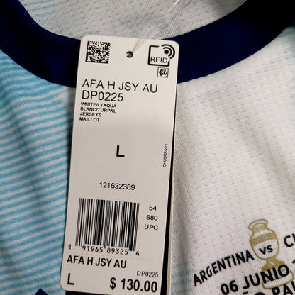 Messi Argentina 2019 COPA AMERICA PLAYER ISSUE Soccer Jersey BNWT L SKU# DP0225