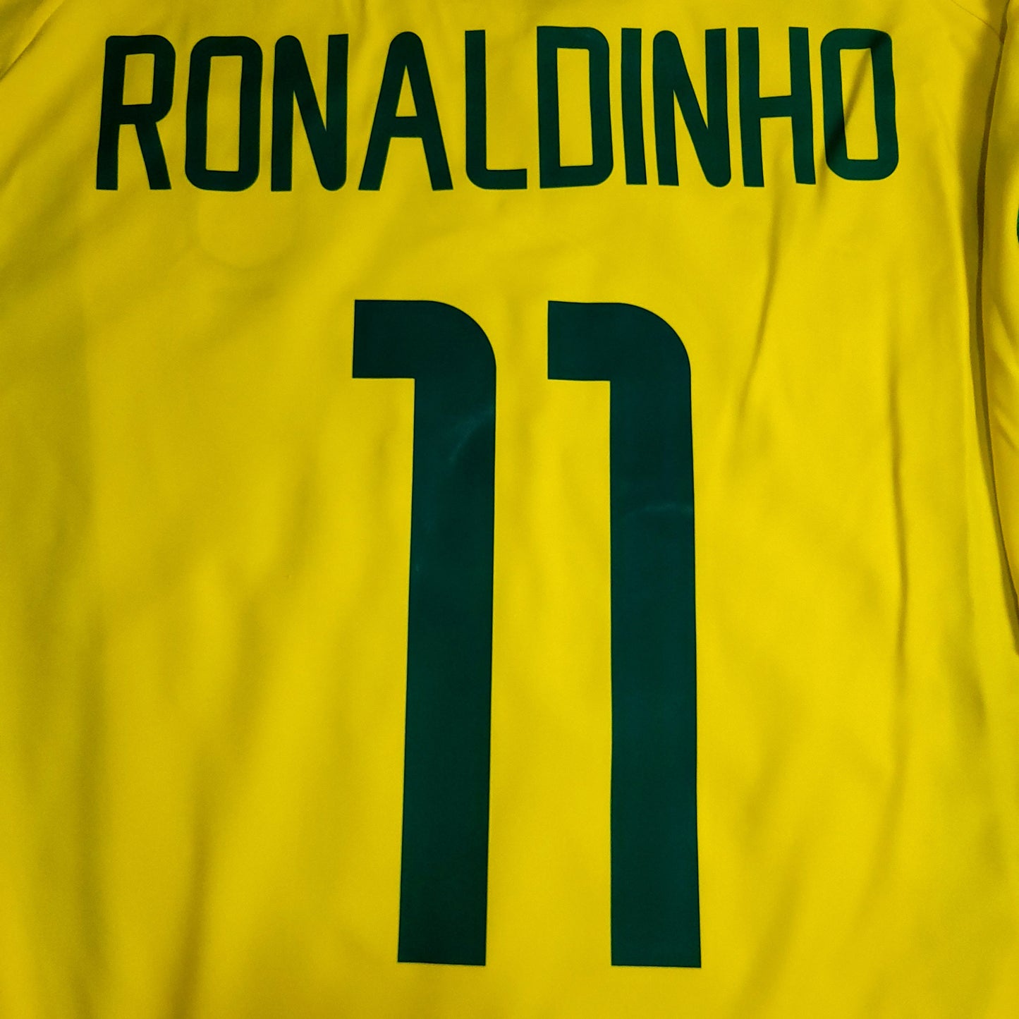 Ronaldinho Brazil 2002 WORLD CUP Soccer Jersey XL SKU# 113382
