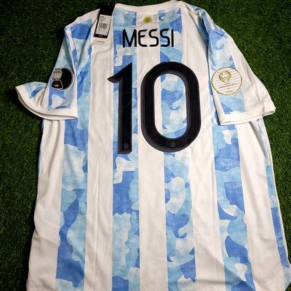Messi Argentina 2020 2021 2022 COPA AMERICA FINAL PLAYER ISSUE Soccer Jersey BNWT XL SKU# FS6568