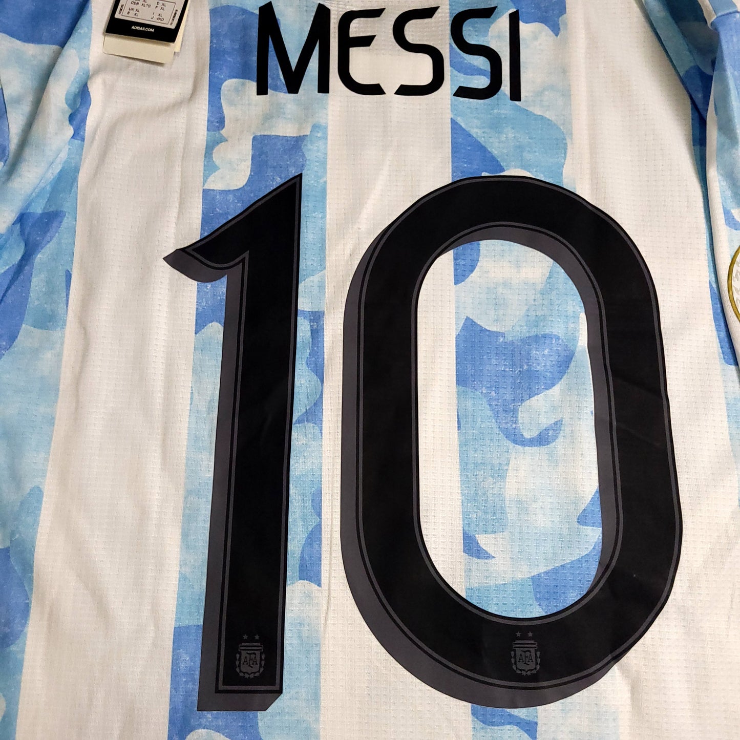Messi Argentina 2020 2021 2022 COPA AMERICA FINAL PLAYER ISSUE Soccer Jersey BNWT XL SKU# FS6568