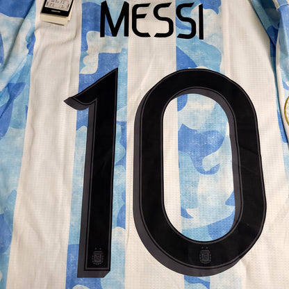 Messi Argentina 2020 2021 2022 COPA AMERICA FINAL PLAYER ISSUE Soccer Jersey BNWT XL SKU# FS6568