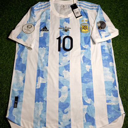 Messi Argentina 2020 2021 2022 COPA AMERICA FINAL PLAYER ISSUE Soccer Jersey BNWT XL SKU# FS6568