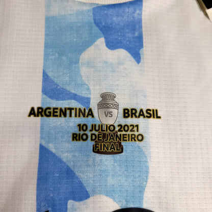 Messi Argentina 2020 2021 2022 COPA AMERICA FINAL PLAYER ISSUE Soccer Jersey BNWT XL SKU# FS6568