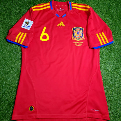Iniesta Spain 2010 WC SEMI FINAL Soccer Jersey M SKU# P47902