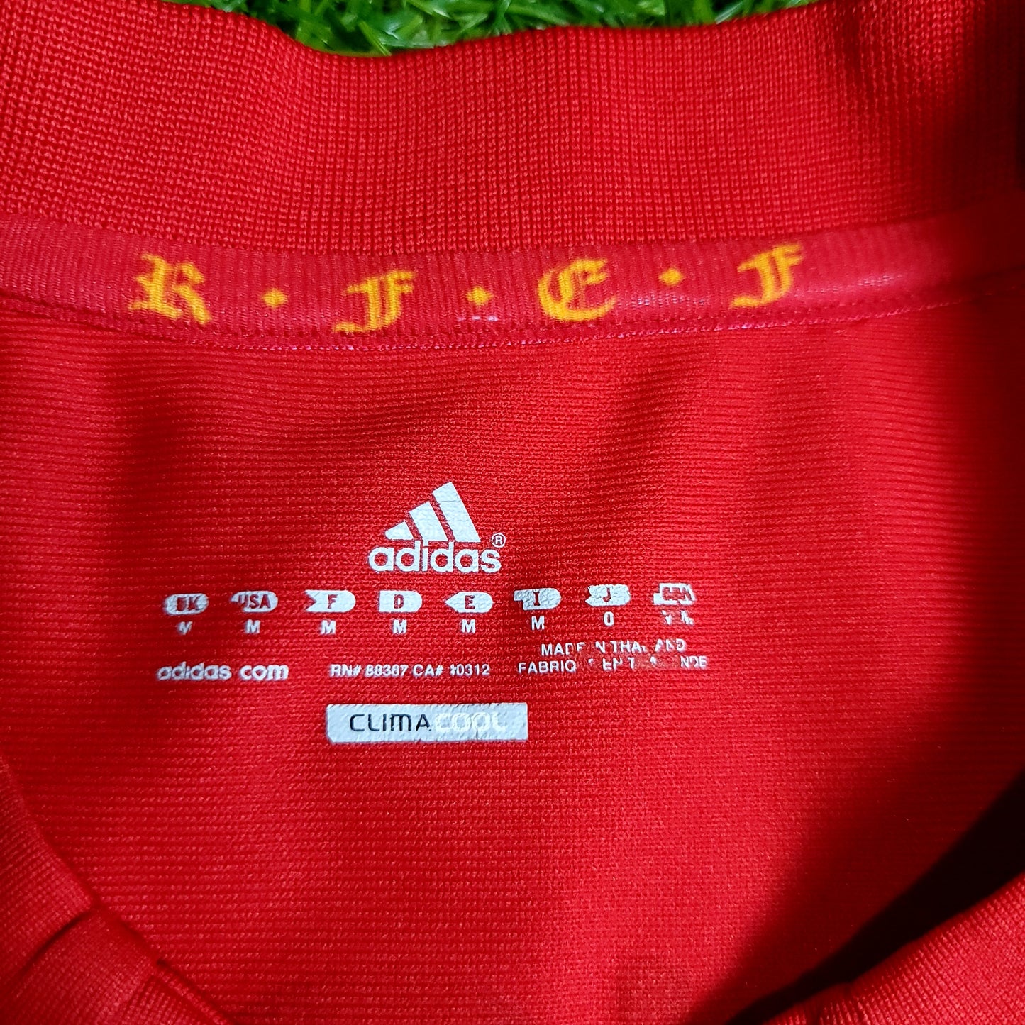 Iniesta Spain 2010 WC SEMI FINAL Soccer Jersey M SKU# P47902