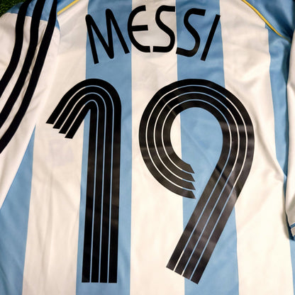 Messi Argentina 2006 World Cup PLAYER ISSUE Soccer Jersey BNWT XL SKU# 069527