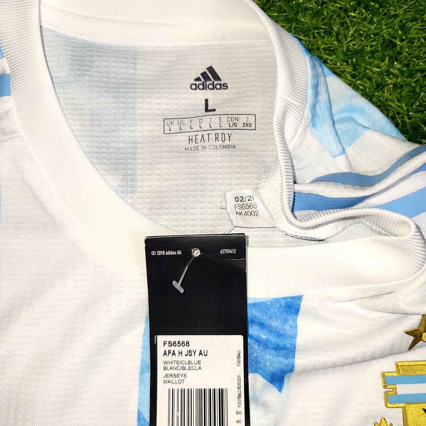 Messi Argentina 2020 2021 2022 COPA AMERICA FINAL PLAYER ISSUE Soccer Jersey BNWT L SKU# FS6568