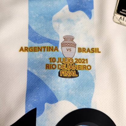Messi Argentina 2020 2021 2022 COPA AMERICA FINAL Soccer Jersey BNWT XL SKU# GE5475