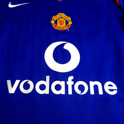 Cristiano Ronaldo Manchester United 2005 2006 Away Long Sleeve Soccer Jersey L SKU# 195598