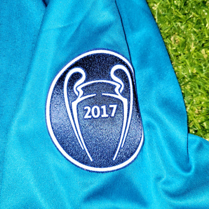 Cristiano Ronaldo Real Madrid 2017 2018 UEFA PLAYER ISSUE Third Soccer Jersey L SKU# AZ8061