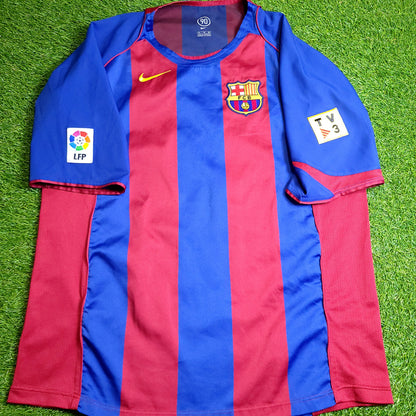 Messi Barcelona DEBUT 2004 2005 Soccer Jersey XL SKU# 118861
