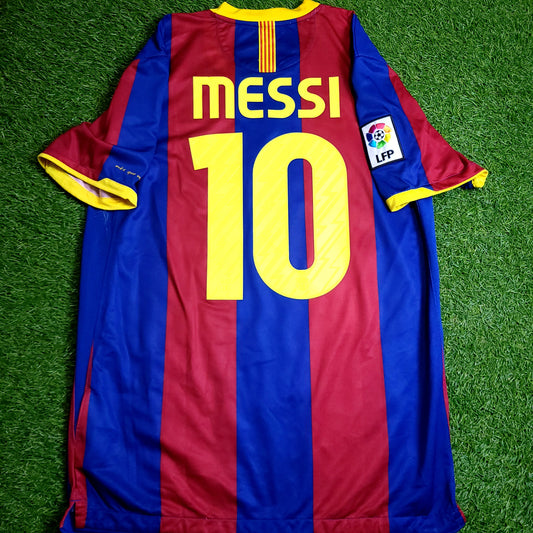 Messi Barcelona 2010 2011 Soccer Jersey M SKU# 382354-488