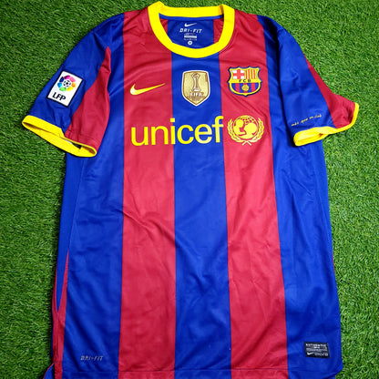 Messi Barcelona 2010 2011 Soccer Jersey M SKU# 382354-488