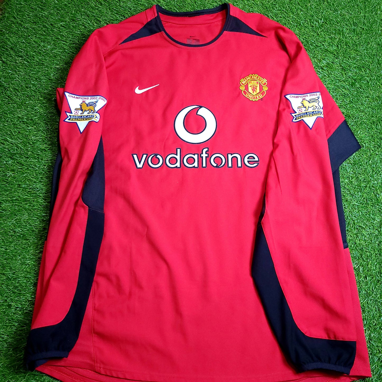 Cristiano Ronaldo Manchester United 2003 2004 DEBUT Long Sleeve Soccer Jersey L SKU# F20610DHA 184948