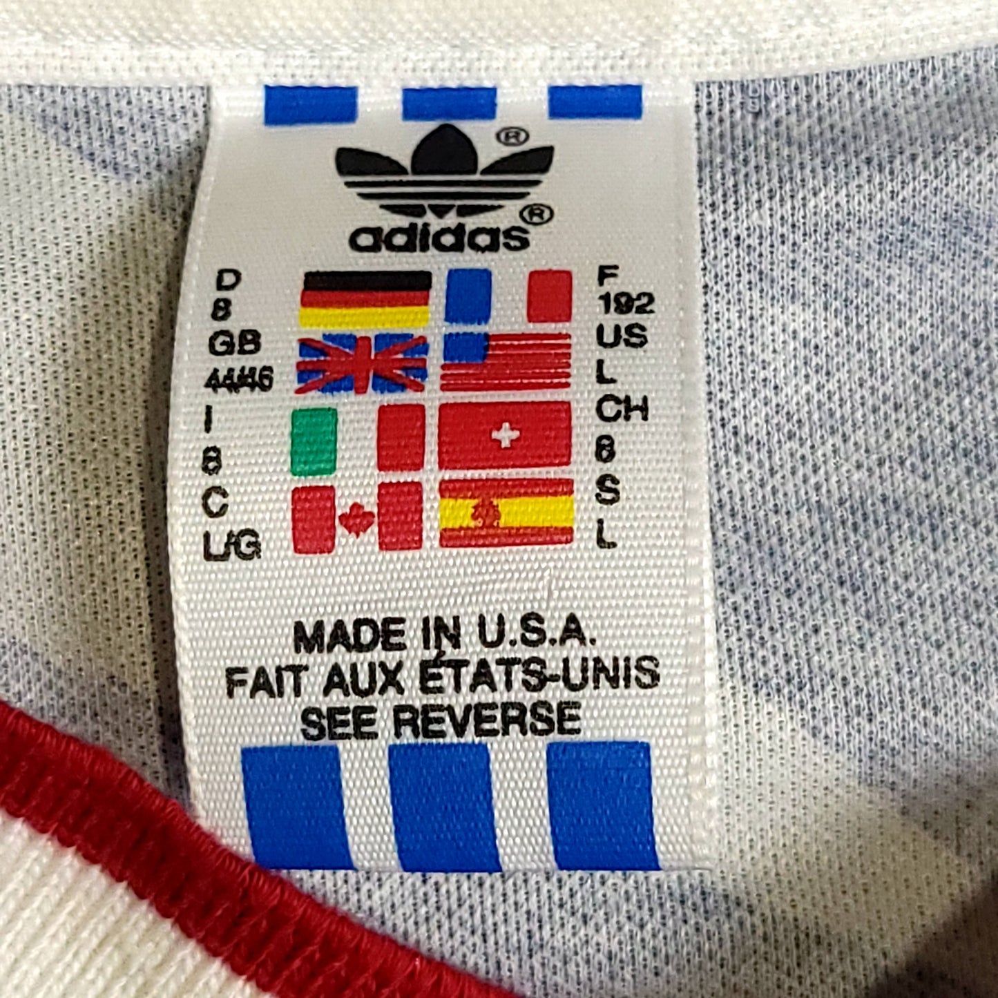 Lalas USA 1994 World Cup US Blue Denim Away Soccer Jersey L