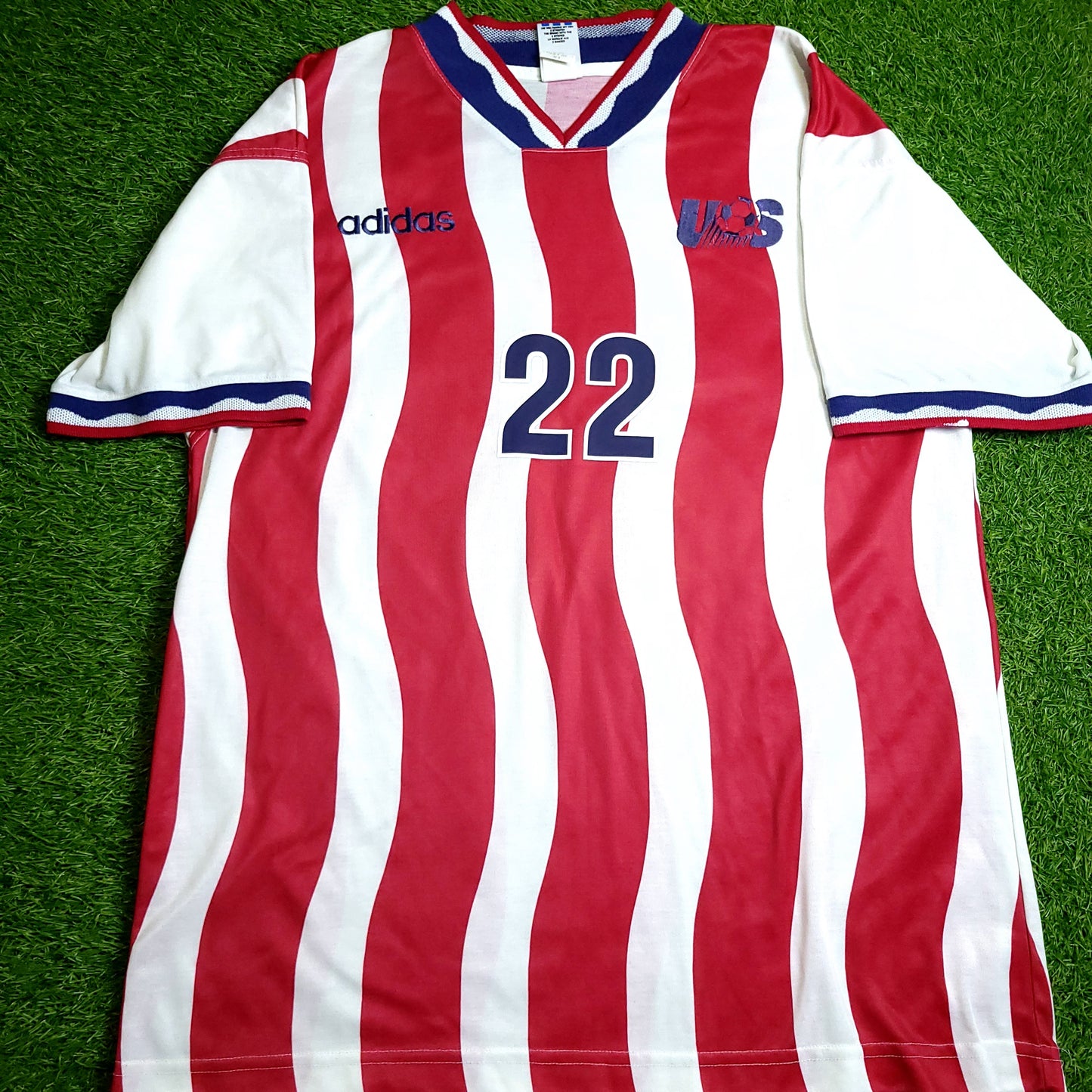 Lalas USA US 1994 WORLD CUP Home Soccer Jersey XL