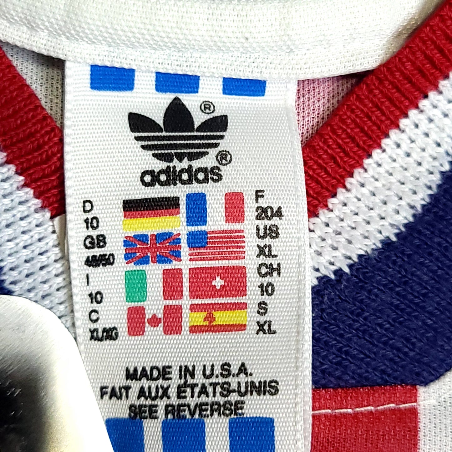 Lalas USA US 1994 WORLD CUP Home Soccer Jersey XL
