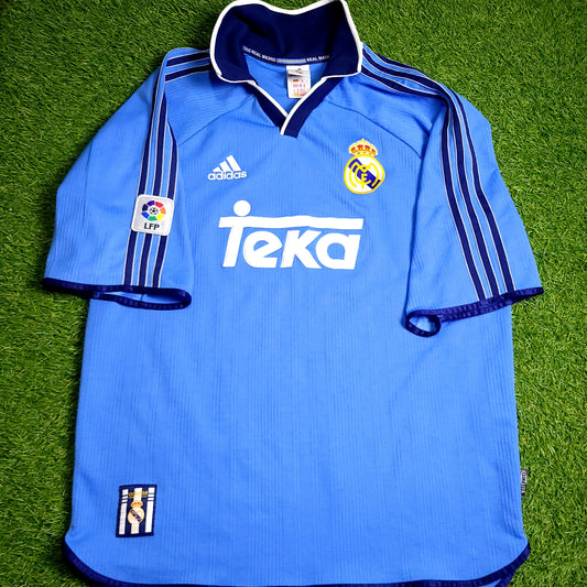 Raul Real Madrid 1999 2000 Third Soccer Jersey M SKU# 627116