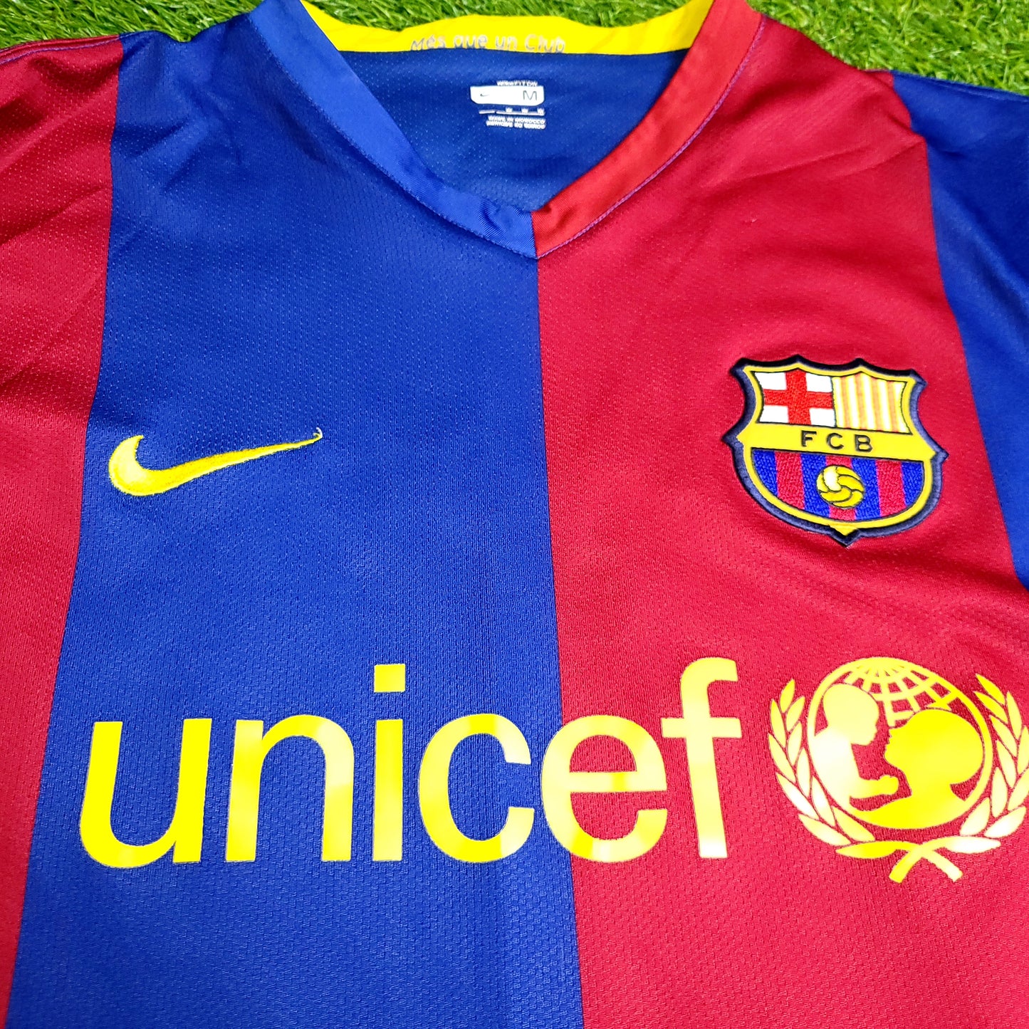 Ronaldinho Barcelona 2006 2007 Long Sleeve Soccer Jersey M SKU# 178745-426