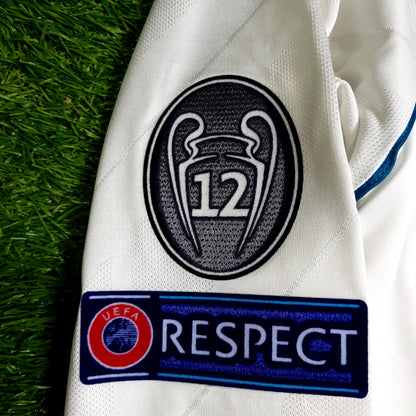 Cristiano Ronaldo Real Madrid 2017 2018 LAST GAME UEFA FINAL Long Sleeve Soccer Jersey  M SKU#  B31106
