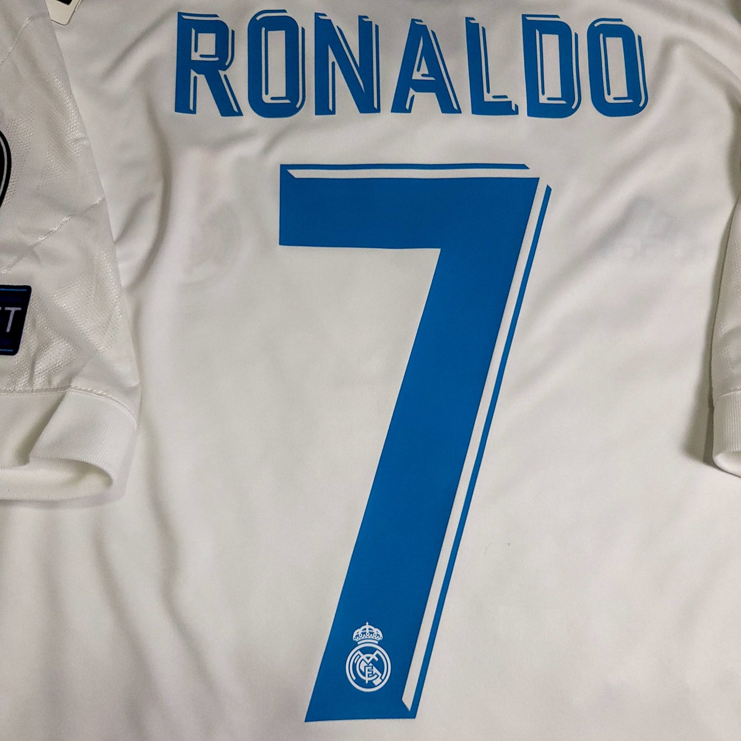 Cristiano Ronaldo Real Madrid 2017 2018 LAST GAME UEFA FINAL Soccer Jersey BNWT XL SKU# AZ8059