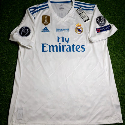 Cristiano Ronaldo Real Madrid 2017 2018 LAST GAME UEFA FINAL Soccer Jersey BNWT XL SKU# AZ8059