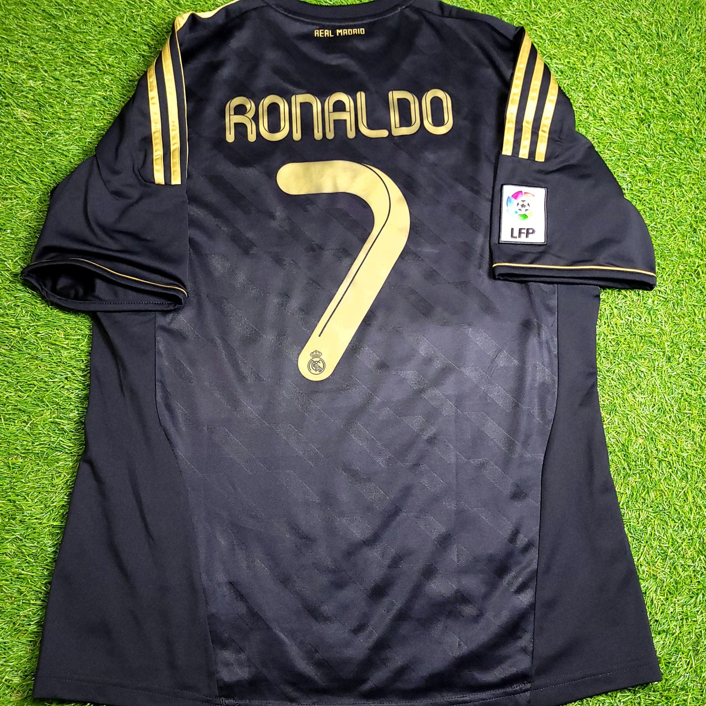 Cristiano Ronaldo Real Madrid 2011 2012 Away Soccer Jersey L SKU# V13642