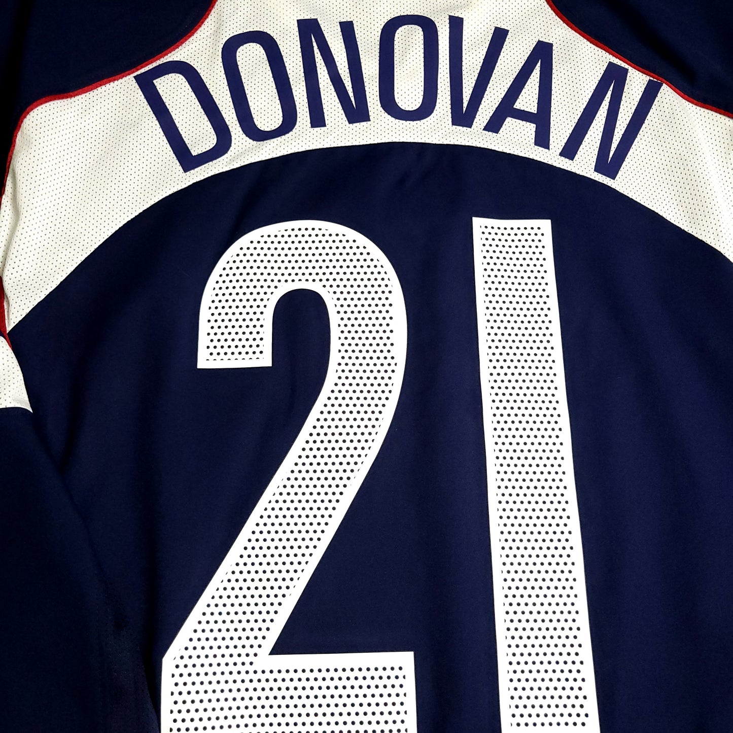 Donovan United States USA 2004 Away Long Sleeve Soccer Jersey L