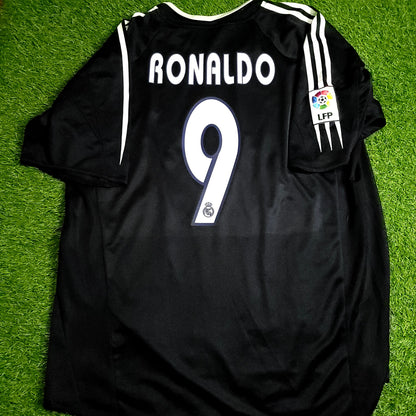 Ronaldo Real Madrid Away 2004 2005 Soccer Jersey L SKU# 367826