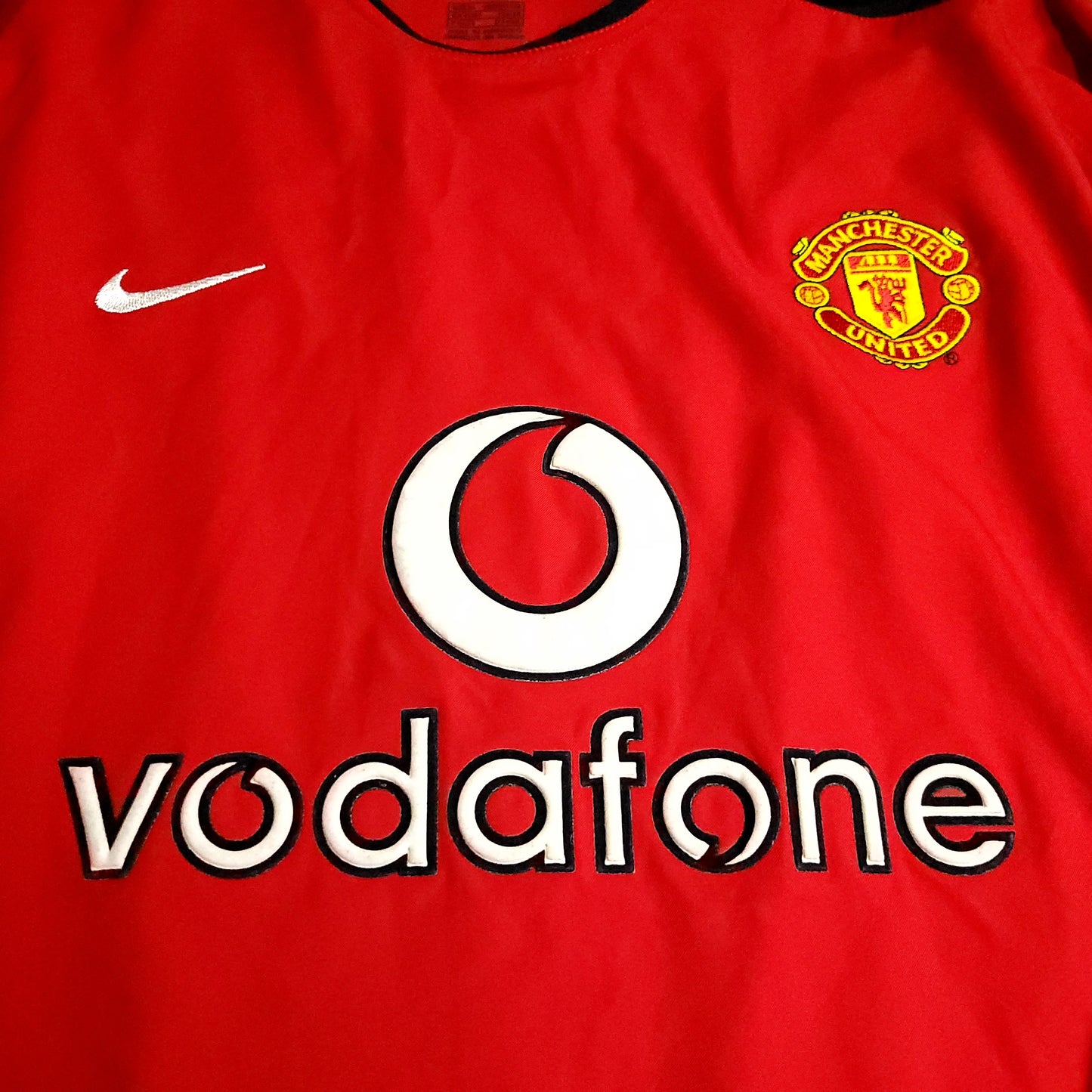 Cristiano Ronaldo Manchester United 2003 2004 DEBUT Long Sleeve Soccer Jersey XL SKU# F20104DHA 184948 - ForeverSoccerJerseys