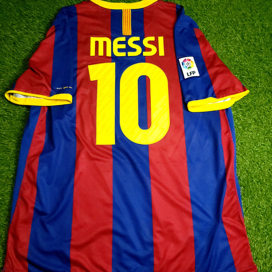 Messi Barcelona 2010 2011 Home Soccer Jersey XL SKU# 382354-488 - ForeverSoccerJerseys