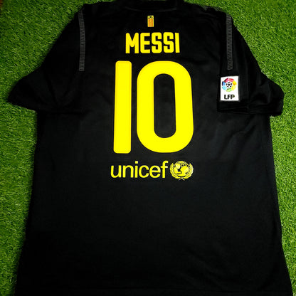 Messi Barcelona 2011 2012 Away Soccer Jersey XL SKU# 419880-010