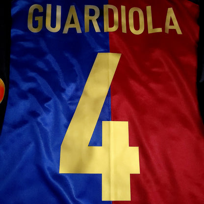 Guardiola Barcelona Centenary 1999 2000 Soccer Jersey XL