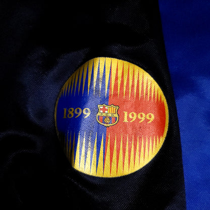 Guardiola Barcelona Centenary 1999 2000 Soccer Jersey XL