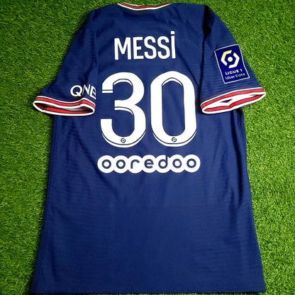 Messi Paris Saint Germain PSG Jordan 2021 2022 DEBUT PLAYER ISSUE Soccer Jersey M SKU# CV7851-411