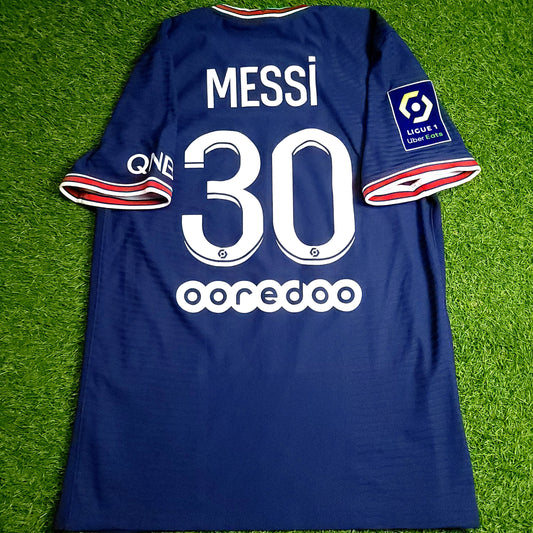 Messi Paris Saint Germain PSG Jordan 2021 2022 DEBUT PLAYER ISSUE Soccer Jersey M SKU# CV7851-411