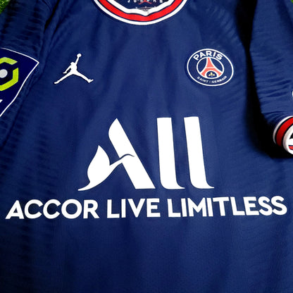 Messi Paris Saint Germain PSG Jordan 2021 2022 DEBUT PLAYER ISSUE Soccer Jersey M SKU# CV7851-411