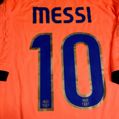 Messi Barcelona 2009 2010 Away Soccer Jersey L SKU# 355020-870