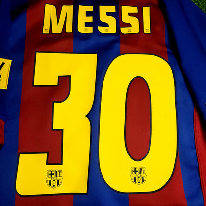 Messi Barcelona DEBUT 2004 2005 Soccer Jersey M