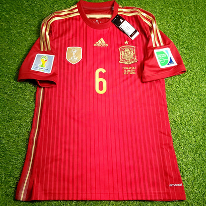 Iniesta Spain 2014 WORLD CUP Soccer Jersey BNWT M SKU# G85279