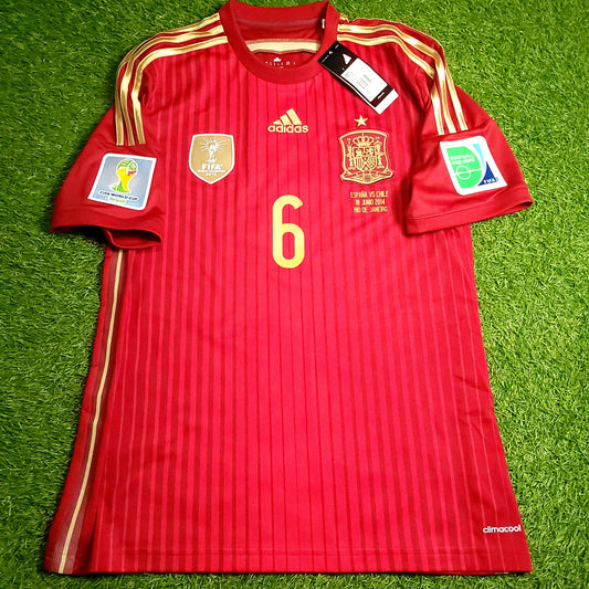 Iniesta Spain 2014 WORLD CUP Soccer Jersey BNWT M SKU# G85279