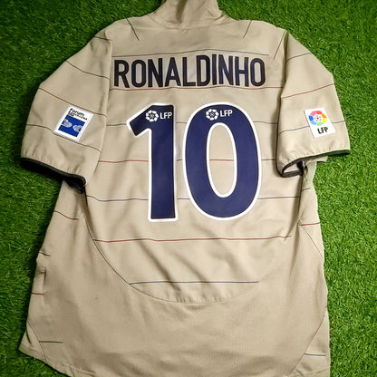 Ronaldinho Barcelona 2003 2004 DEBUT Away Soccer Jersey M SKU# 112587